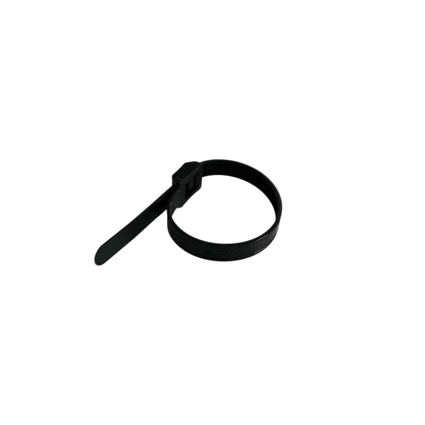 Schwarzer Polyamidkragen 7,6x42mm